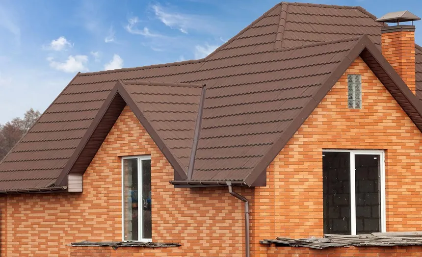 Roof shingles showing signs of wear and tear